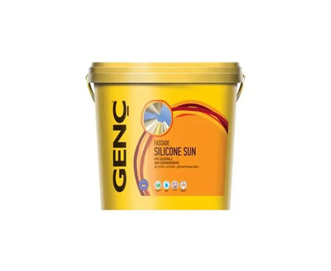 საღებავი ექსტერიერის სილიკონით "SILICONE SUN" 2.5ლტ — ექსტერიერის საღებავი